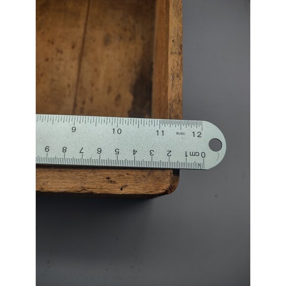 Antique 1900s Littell's Sulphur Compound Poultry Dovetail Wood Box, St. Louis MO - Picture 14 of 16